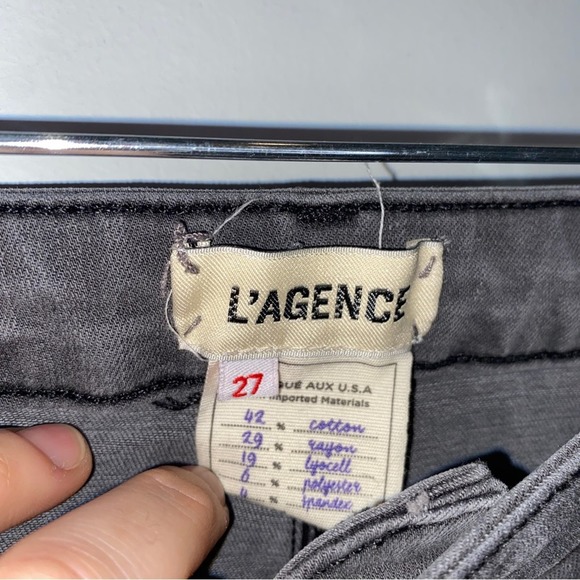 L'AGENCE Margot High Rise Skinny Jeans - Picture 5 of 9